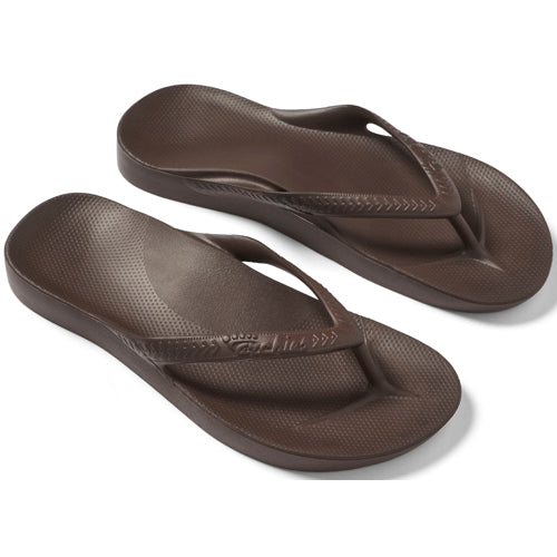ARCHIES ARCH SUPPORT THONG - BROWN