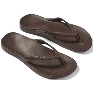 ARCHIES ARCH SUPPORT THONG - BROWN
