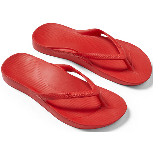 ARCHIES ARCH SUPPORT THONG - CHILLI RED