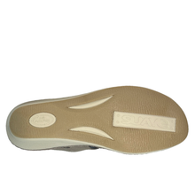 The sole of the Suave Vichy An orthotic friendly slip on peeptoe sandal with a leather upper and rubber outsole. Made in Portugal with comfort in mind. 