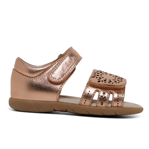clarks rose gold sandals